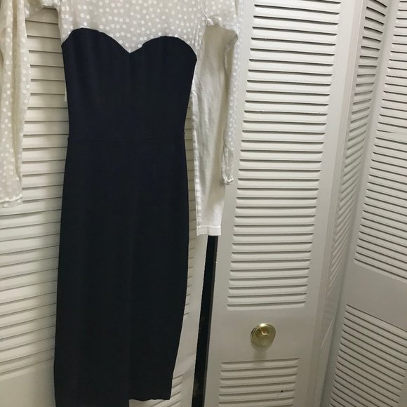 Long Sleeve Sheer Dress - Picture 2 of 4